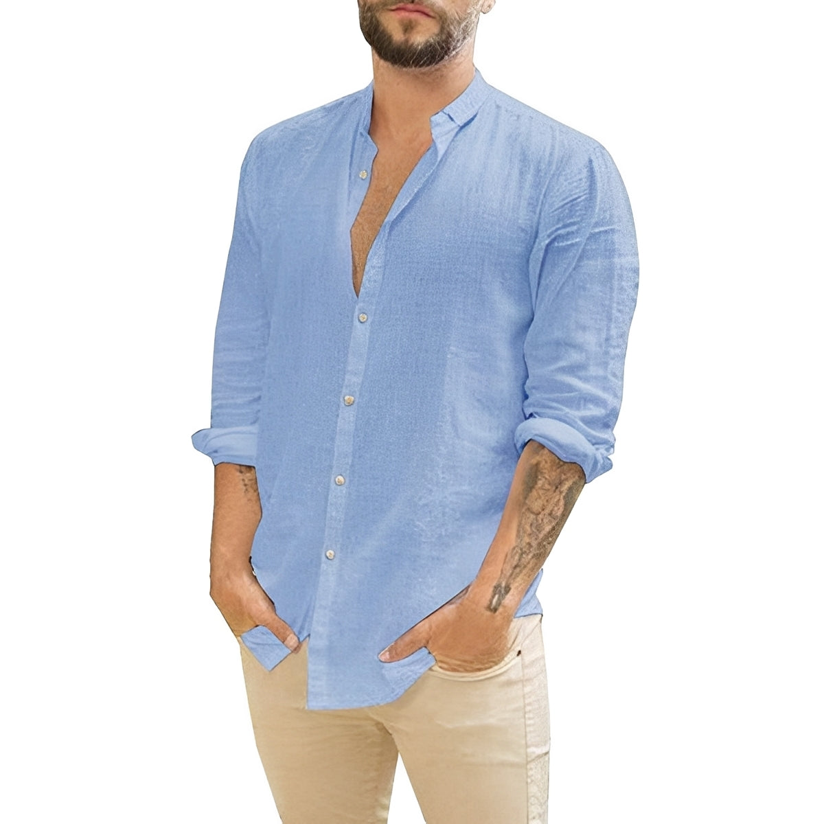 Herren Hemd – Klassisches Hemd mit Knopfleiste für stilvolle Alltagslooks