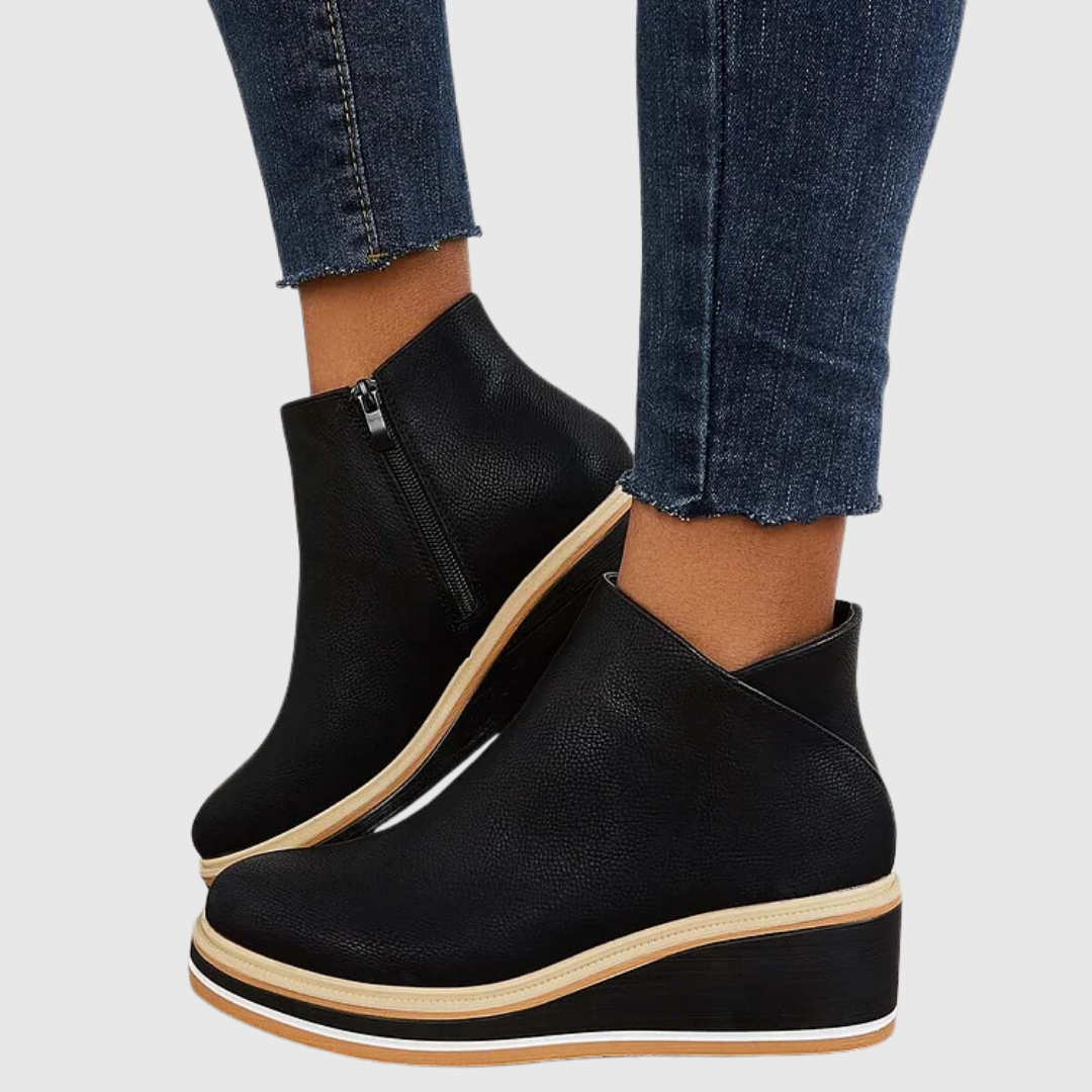Damen Stiefel mit schlanker Silhouette – Elegante Boots mit Reißverschluss für Alltag und besondere Anlässe