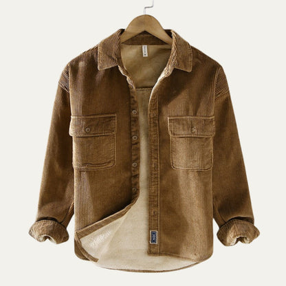 Herren Cordjacke mit Fleece | Wärmend & Stilvoll für Herbst & Winter