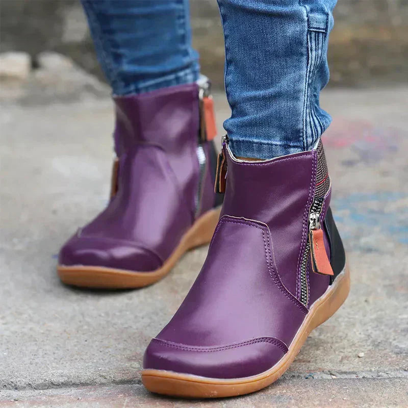 Damen Stiefelette mit Reißverschluss – Komfortabel, Stylisch & Perfekt für Alltag & City