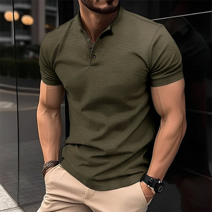Herren Shirt – Komfortables Shirt mit Knopfleiste für Alltag & Freizeit
