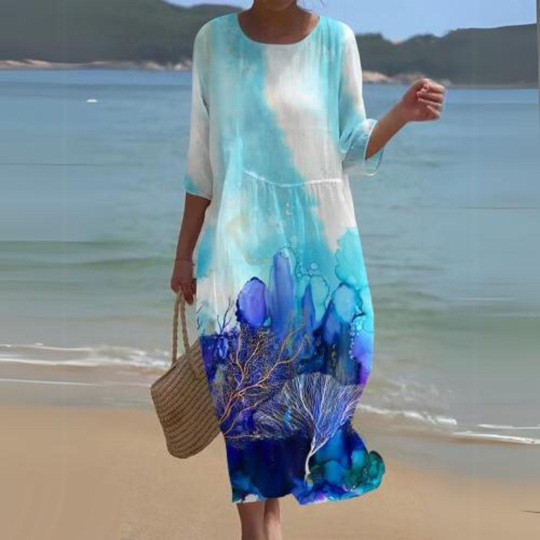 Damen Midi-Kleid – Elegant, Vielseitig & Zeitlos