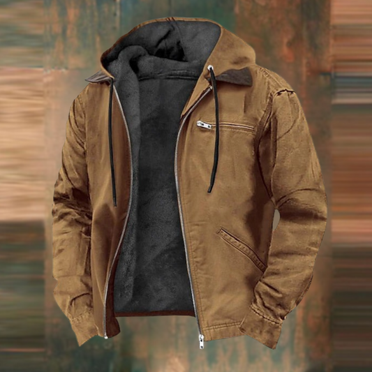 Herren Winterjacke mit Kapuze & Fleece | Warm, robust und stilvoll durch den Winter