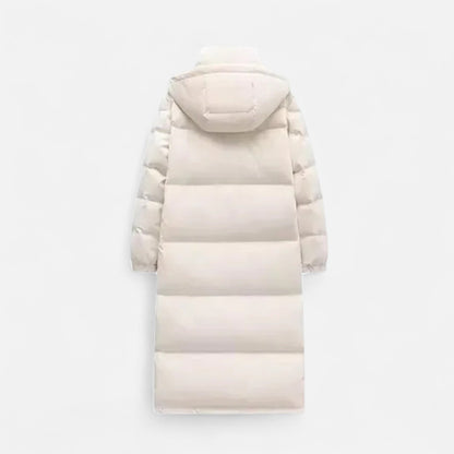 Unisex Lange Baumwoll-Steppjacke | Zeitlose Wärme für jede Garderobe