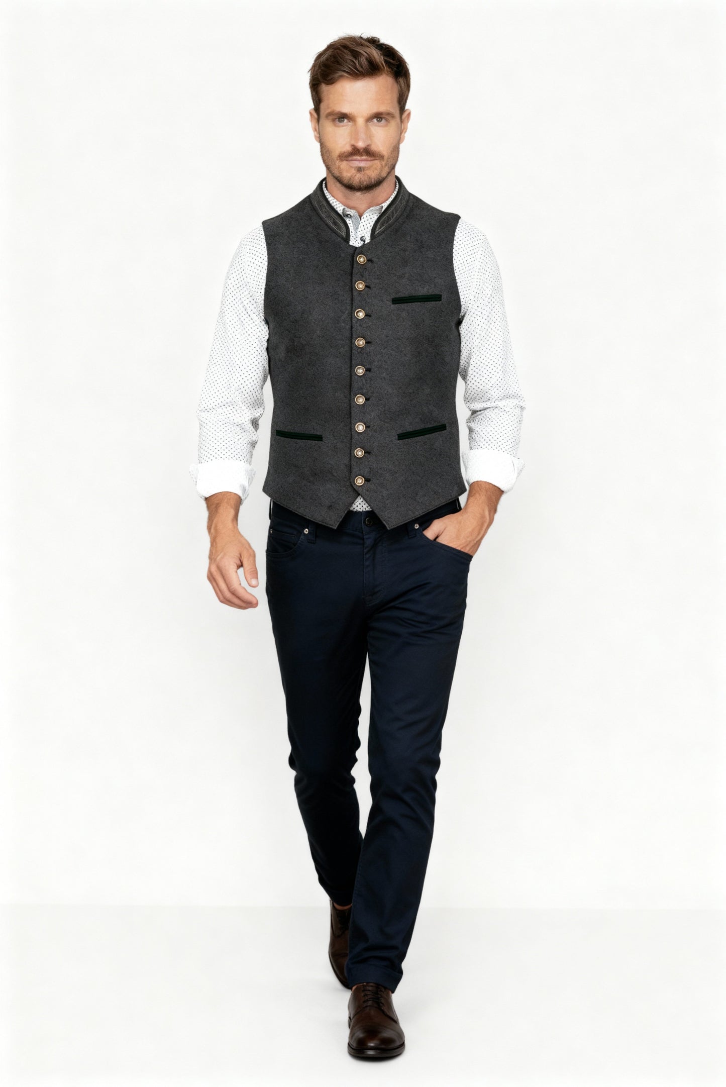 Thermal Vest Herren | Stylische, warme Weste mit V-Ausschnitt