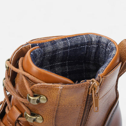 Herren Frühlingsstiefel aus Leder | Leicht, Stilvoll & Retro-inspiriert
