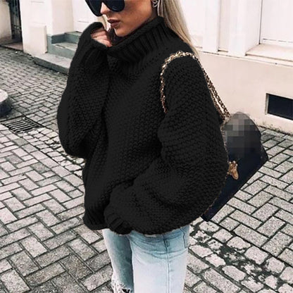 Grobstrick Rollkragenpullover Damen | Kuschelige Wintermode im Urban-Chic