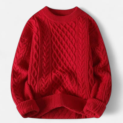Klassischer Herren Strickpullover mit Zopfmuster – Zeitlos, warm & vielseitig kombinierbar