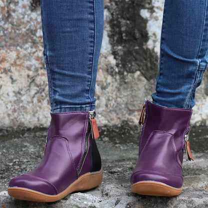 Damen Stiefelette mit Reißverschluss – Komfortabel, Stylisch & Perfekt für Alltag & City