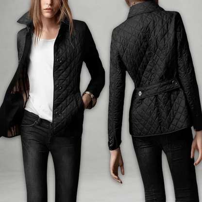 Gestepptes Damen Übergangsjacke | Taillierter Schnitt & moderner Taillenriegel