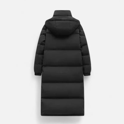 Unisex Lange Baumwoll-Steppjacke | Zeitlose Wärme für jede Garderobe