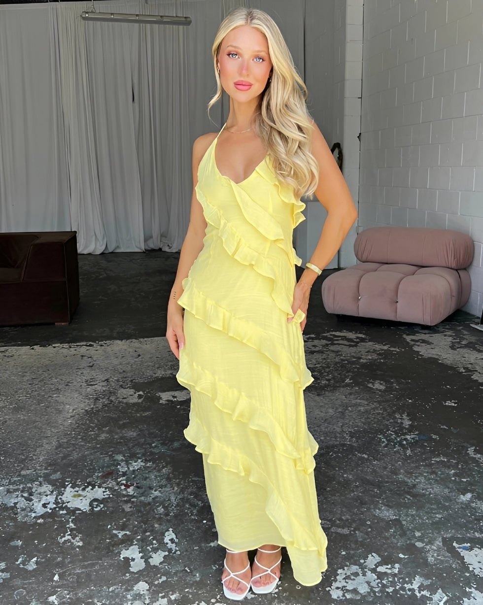 Damen Maxikleid mit Neckholder – Elegantes Kleid für Abendveranstaltungen und festliche Anlässe