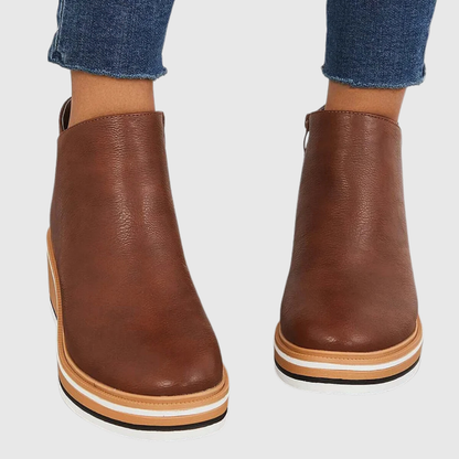 Damen Stiefel mit schlanker Silhouette – Elegante Boots mit Reißverschluss für Alltag und besondere Anlässe