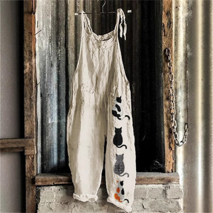 Damen Overall im Vintage-Stil – Eleganter Jumpsuit für Events, Urlaub und stilvolle Alltagslooks