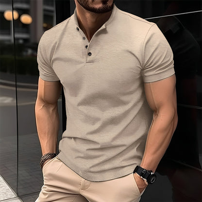 Herren Shirt – Komfortables Shirt mit Knopfleiste für Alltag & Freizeit