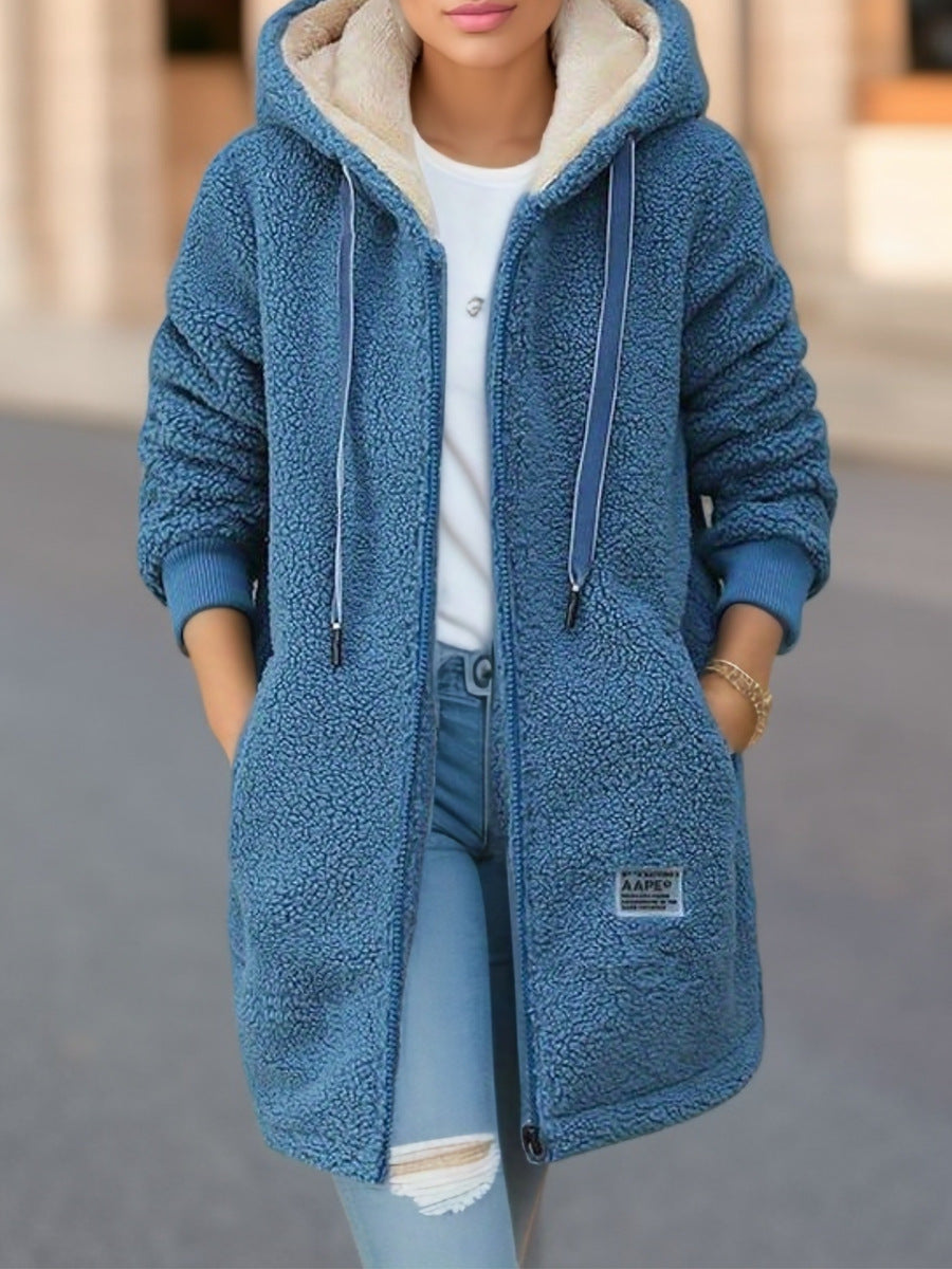 Fleecejacke Damen mit Kapuze | Kuschelige Wärme & Stilvoller Winter-Look