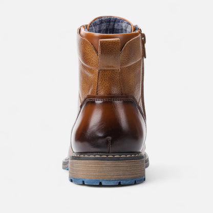 Herren Frühlingsstiefel aus Leder | Leicht, Stilvoll & Retro-inspiriert