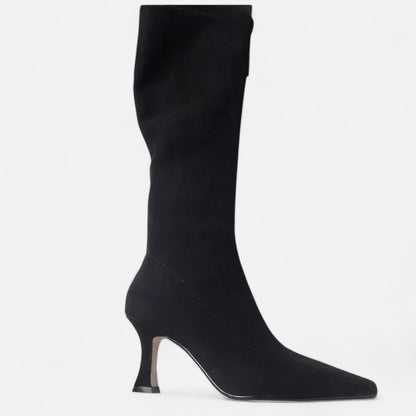 Overknee-Stiefel aus Wildleder mit hohem Absatz | Eleganz für jeden Schritt