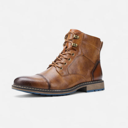 Herren Frühlingsstiefel aus Leder | Leicht, Stilvoll & Retro-inspiriert
