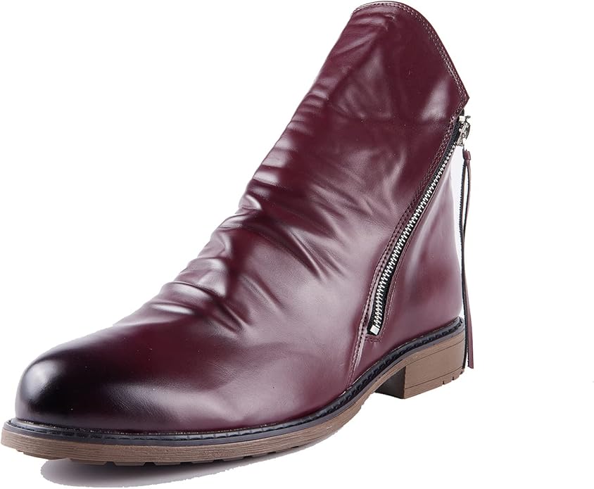 Herren Lederstiefeletten mit Reißverschluss – Elegant, Komfortabel & Alltagstauglich