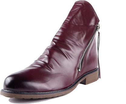 Herren Lederstiefeletten mit Reißverschluss – Elegant, Komfortabel & Alltagstauglich