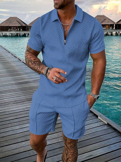 Max | Sommer 2-teiliges Set für Männer: Shirt + Shorts