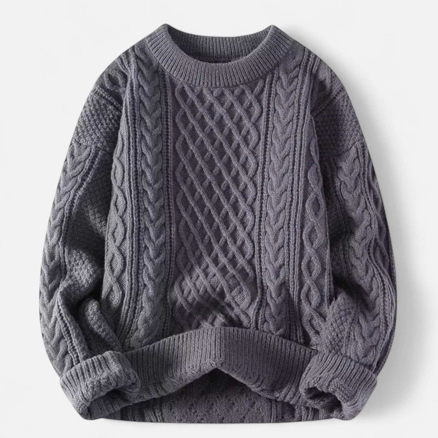 Klassischer Herren Strickpullover mit Zopfmuster – Zeitlos, warm & vielseitig kombinierbar