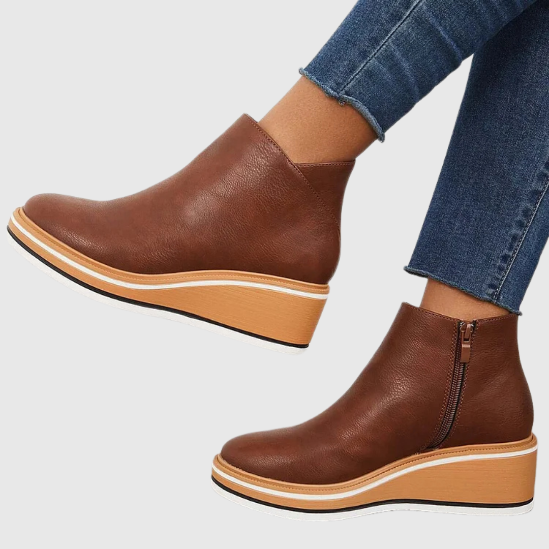 Damen Stiefel mit schlanker Silhouette – Elegante Boots mit Reißverschluss für Alltag und besondere Anlässe