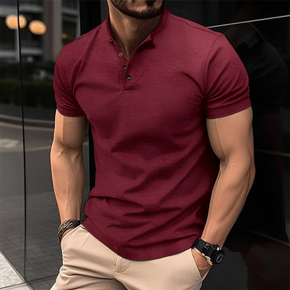 Herren Shirt – Komfortables Shirt mit Knopfleiste für Alltag & Freizeit