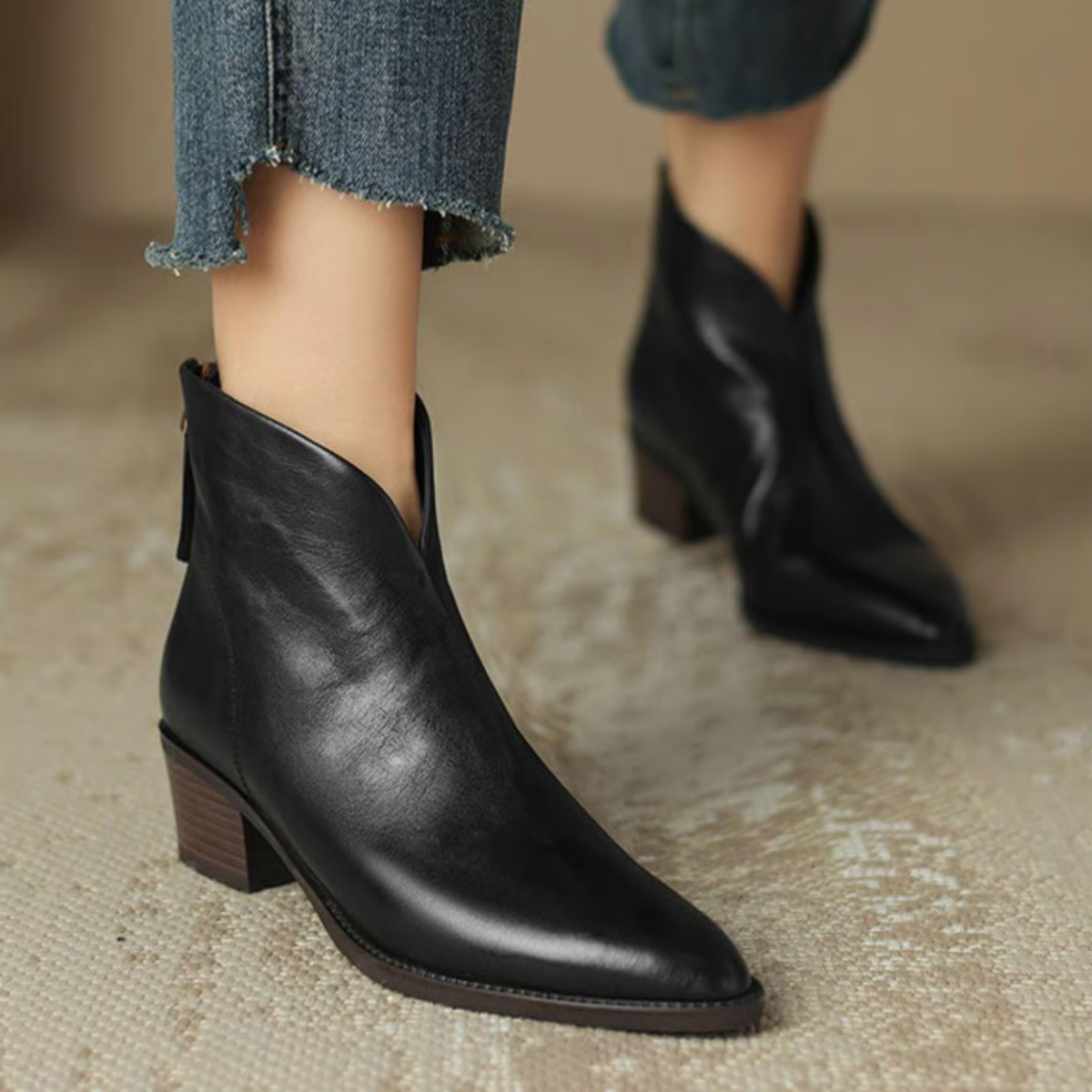 Klassische Damenstiefeletten mit Blockabsatz | Stilvoll & Komfortabel