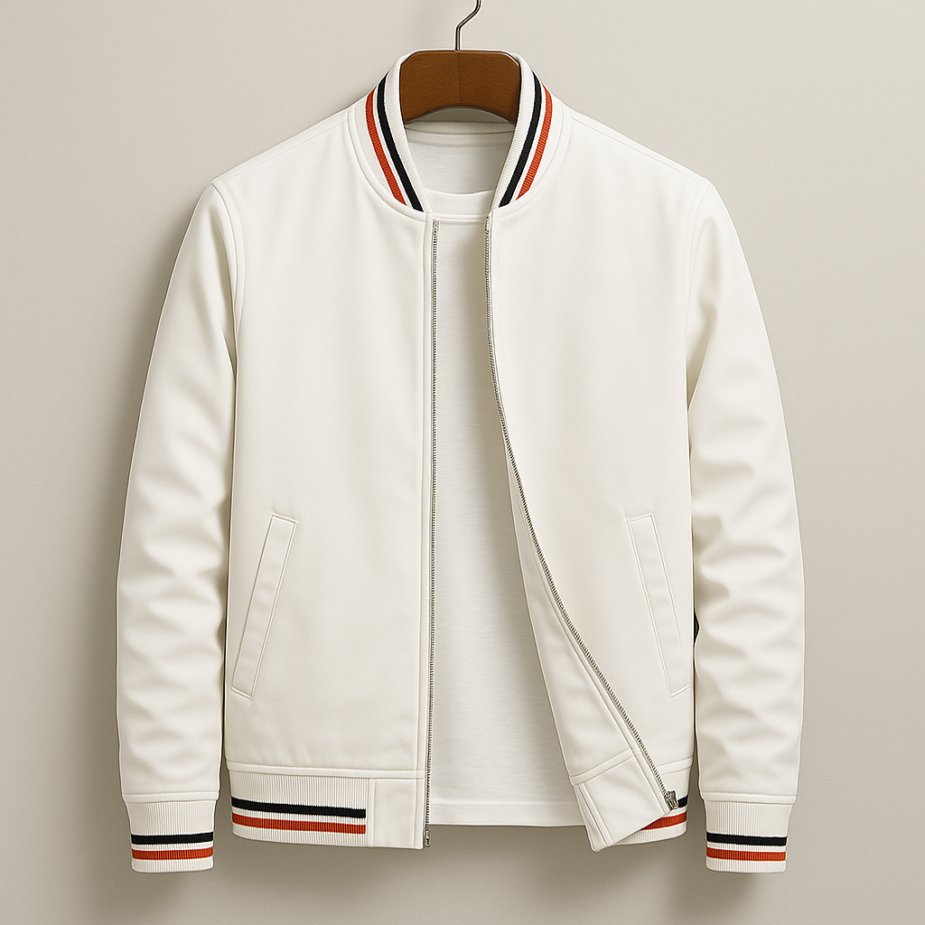 Herren-Bomberjacke mit Sportlichem College-Stil | Moderner Street-Style
