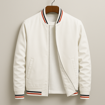 Herren-Bomberjacke mit Sportlichem College-Stil | Moderner Street-Style