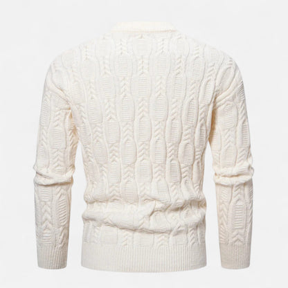 Herren Strickpullover Crewneck | Klassischer Feinstrick für stilvollen Komfort
