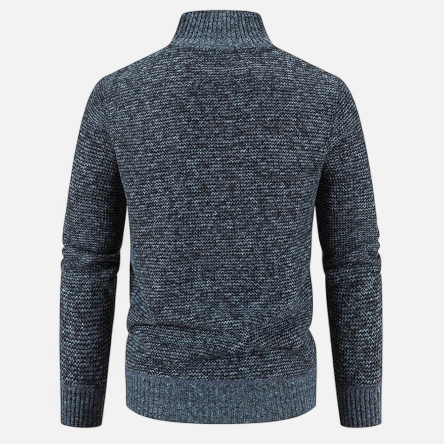 Herren Fleecejacke Patchwork | Stehkragen und Stilvolle Kontraste