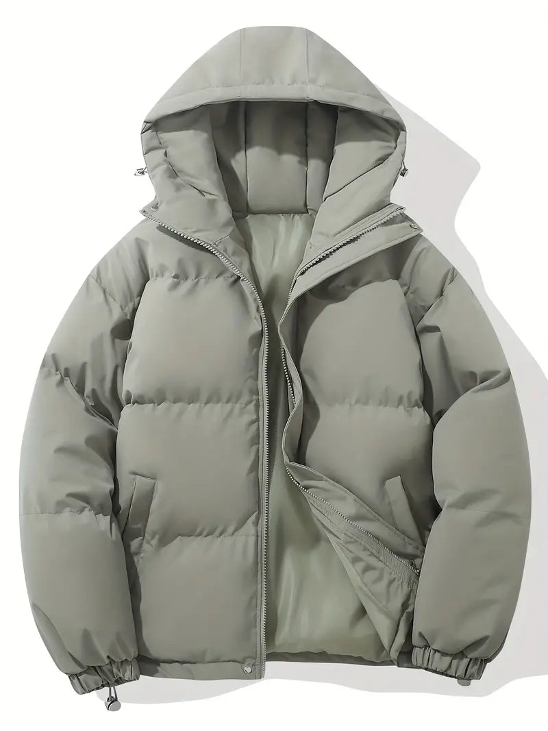 Herren Steppjacke mit Kapuze | Warme, praktische Begleitung für kalte Wintertage