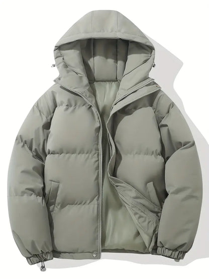 Herren Steppjacke mit Kapuze | Warme, praktische Begleitung für kalte Wintertage