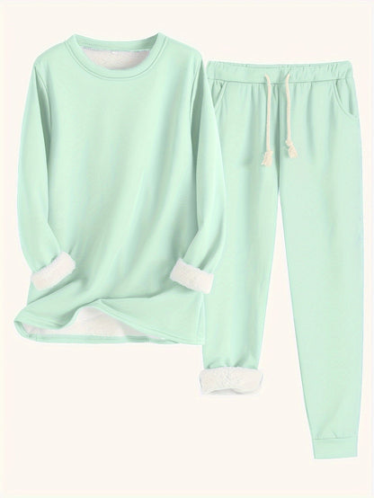 Cozy Damen Lounge-Set | Kuscheliges Fleecefutter für maximalen Komfort