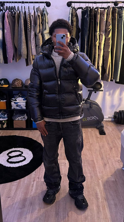 Oren | Herren Steppjacke mit Kapuze & Reißverschluss – Gepolsterte Winterjacke im Urban Street Style, Wind- & Wasserabweisend für Kalte Tage