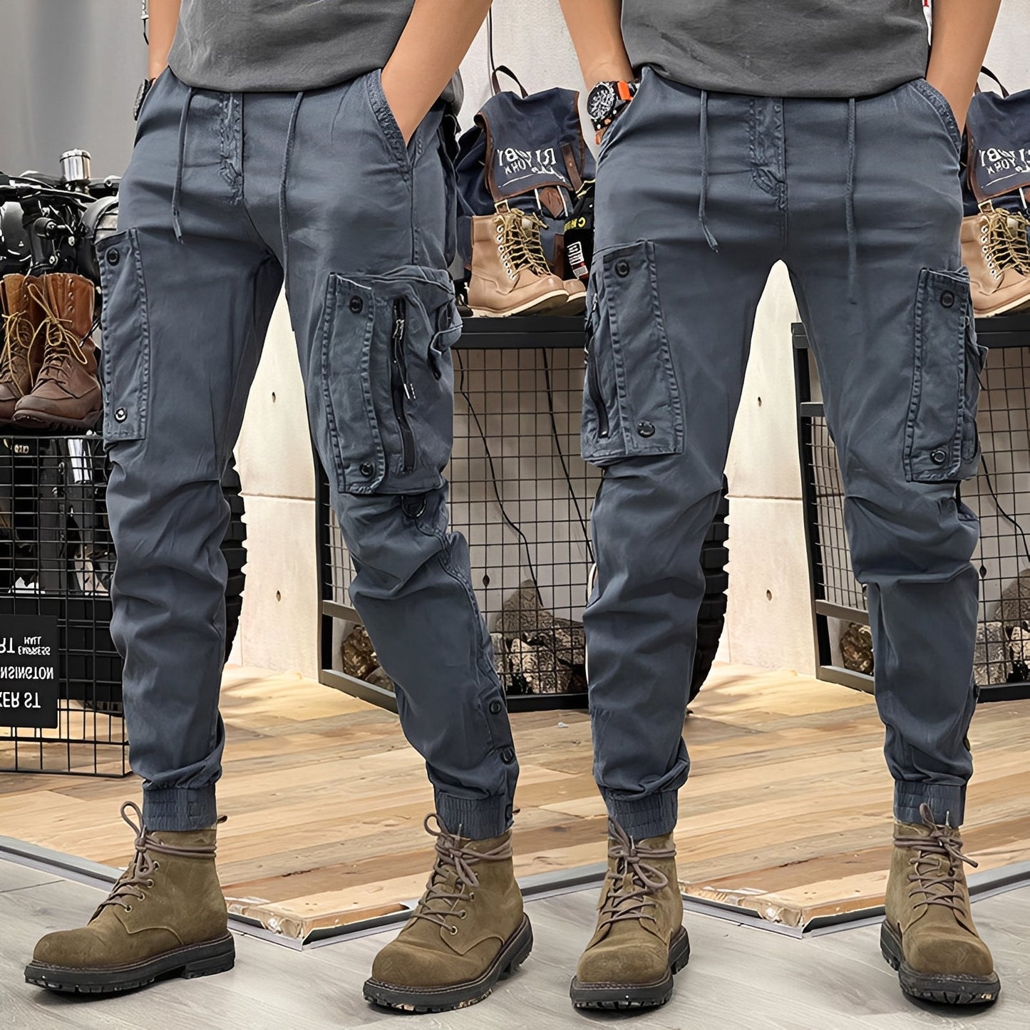 Herren Taktische Hose mit Utility-Design – Robuste Freizeit- und Outdoorhose für Alltag und Aktivitäten