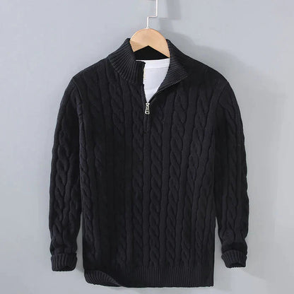 Klassischer Herren Wollpullover – Zeitlos, Warm & Vielseitig Kombinierbar