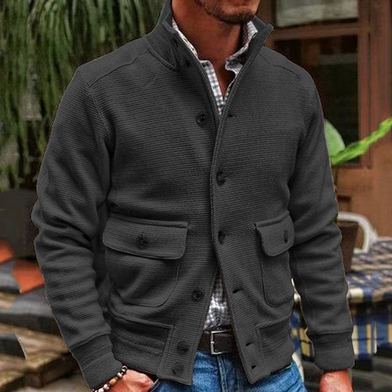 Strukturierte Freizeitjacke Herren | Lässige Eleganz & Funktionalität