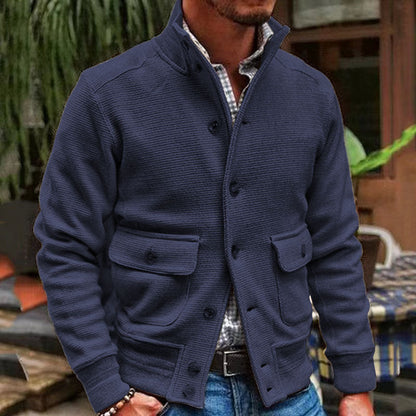 Strukturierte Freizeitjacke Herren | Lässige Eleganz & Funktionalität