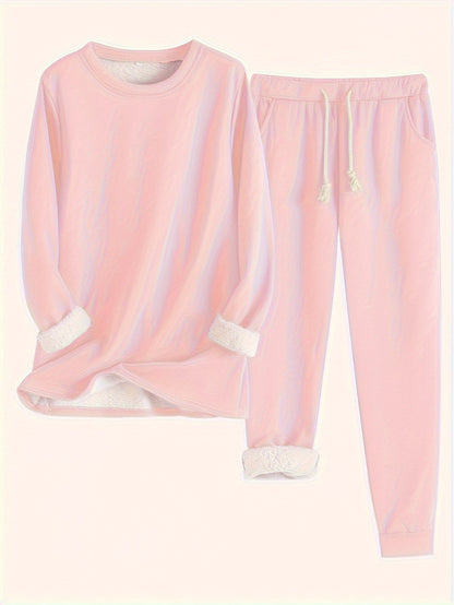 Cozy Damen Lounge-Set | Kuscheliges Fleecefutter für maximalen Komfort