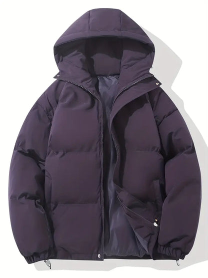 Herren Steppjacke mit Kapuze | Warme, praktische Begleitung für kalte Wintertage