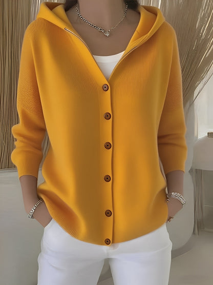 Lässige Damen Strickjacke mit Kapuze – Komfortabel, Urban & Vielseitig