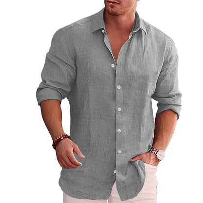 Herren Slim-Fit Hemd – Elegantes Langarmhemd mit moderner Passform