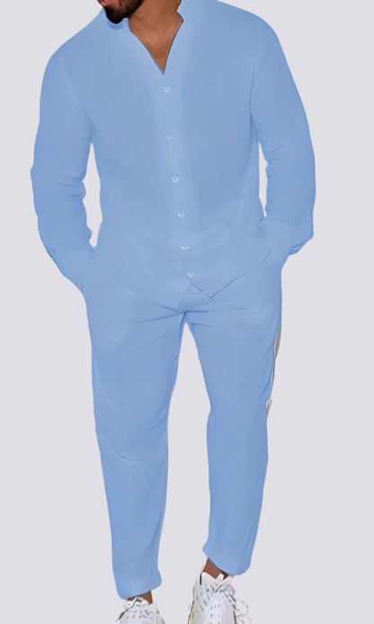 Herren Zweiteiliges Lounge-Set – Komfortables Freizeitset für Zuhause, Alltag und entspannte Outfits