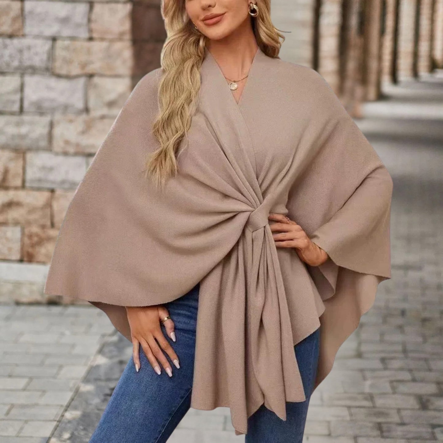 Wickel-Poncho-Top | Eleganz und Leichtigkeit für stilbewusste Frauen