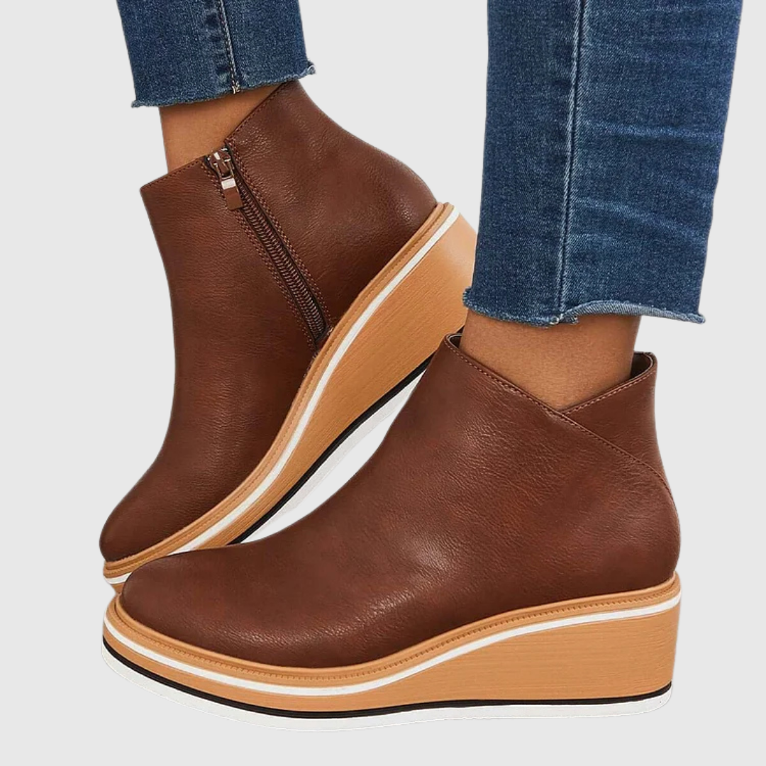 Damen Stiefel mit schlanker Silhouette – Elegante Boots mit Reißverschluss für Alltag und besondere Anlässe