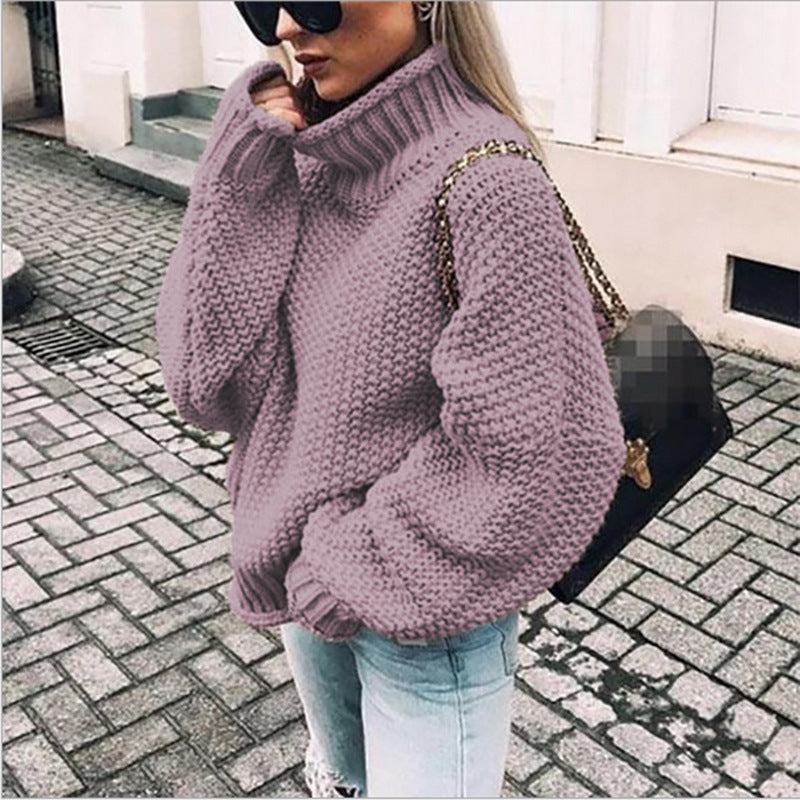 Grobstrick Rollkragenpullover Damen | Kuschelige Wintermode im Urban-Chic